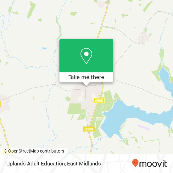 Uplands Adult Education map