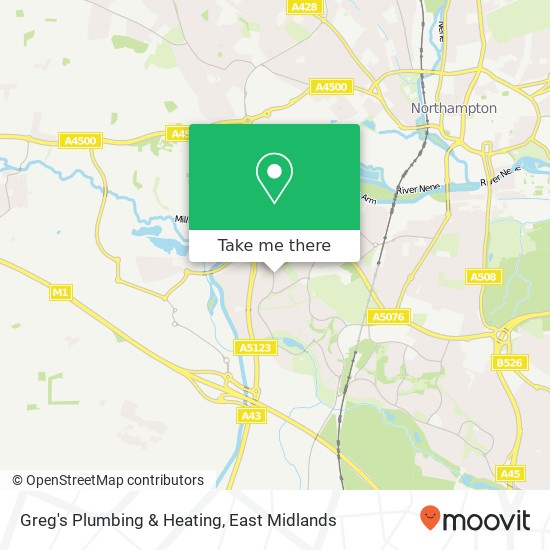 Greg's Plumbing & Heating map