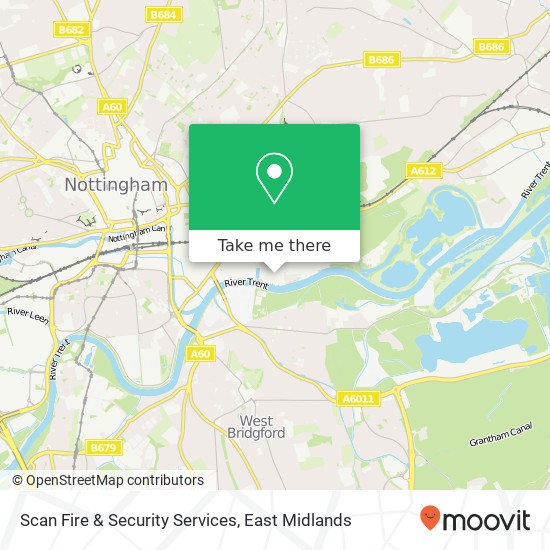 Scan Fire & Security Services map