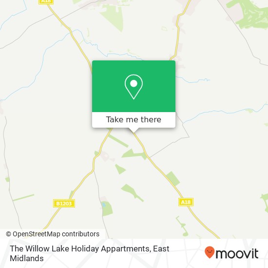 The Willow Lake Holiday Appartments map