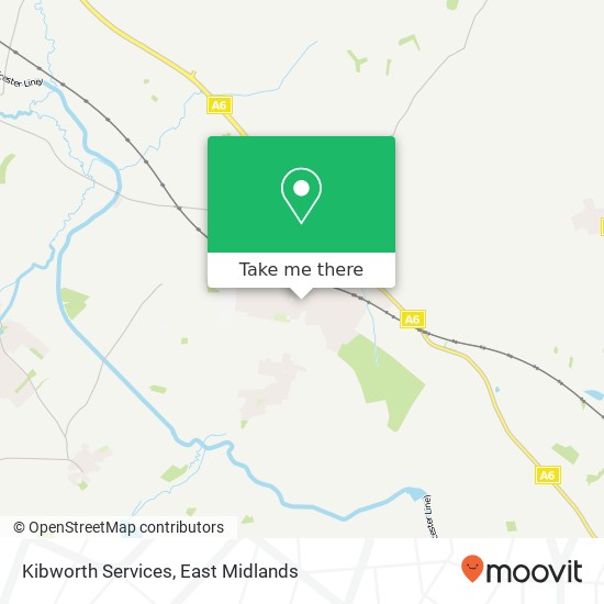 Kibworth Services map