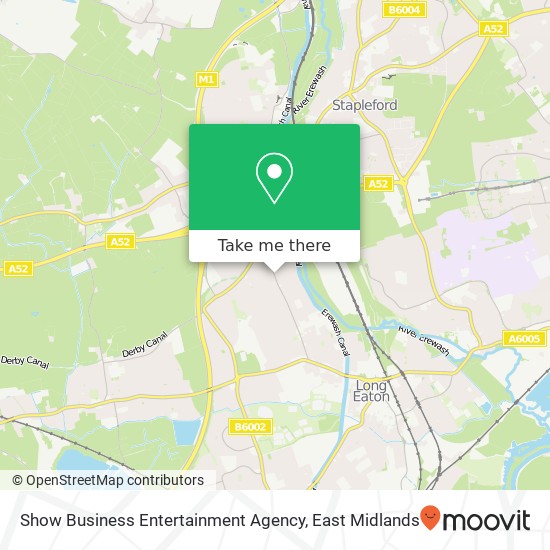 Show Business Entertainment Agency map