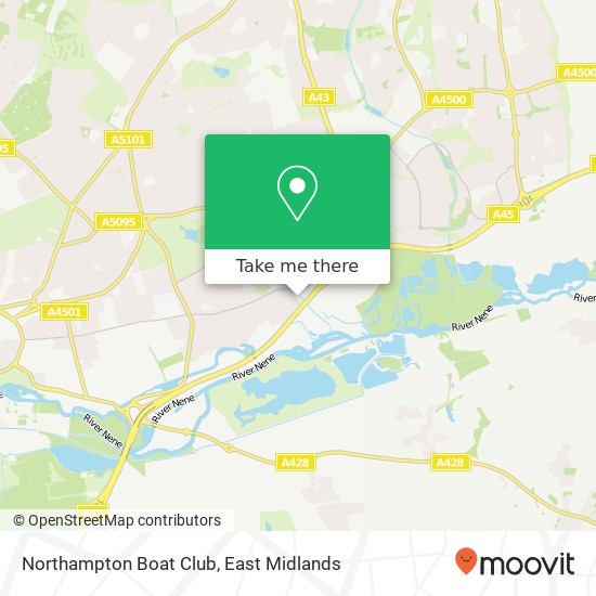 Northampton Boat Club map