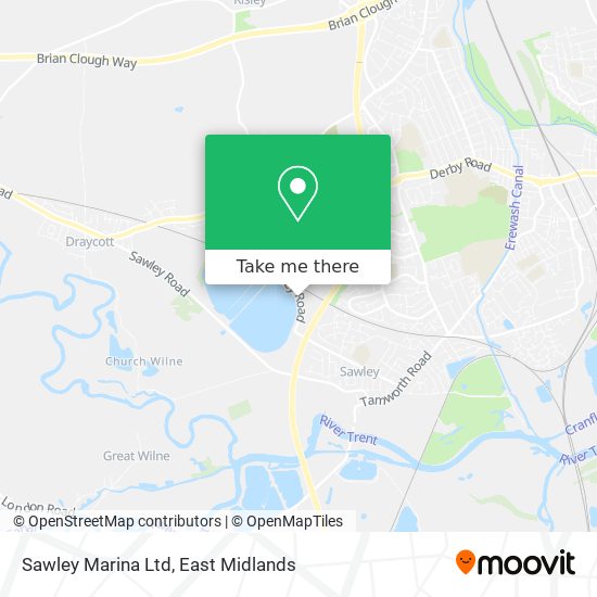 Sawley Marina Ltd map