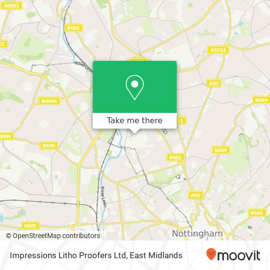 Impressions Litho Proofers Ltd map