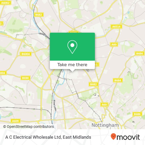 A C Electrical Wholesale Ltd map