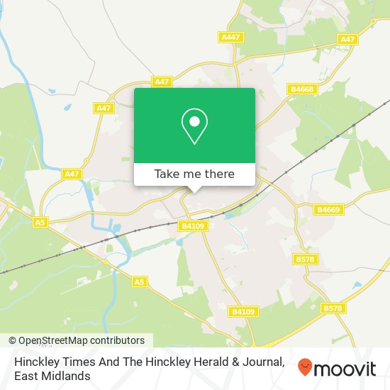 Hinckley Times And The Hinckley Herald & Journal map