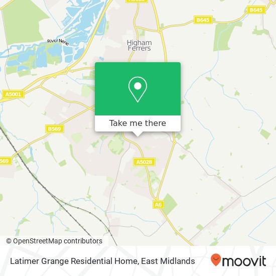 Latimer Grange Residential Home map