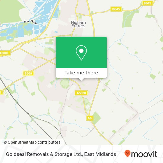 Goldseal Removals & Storage Ltd. map