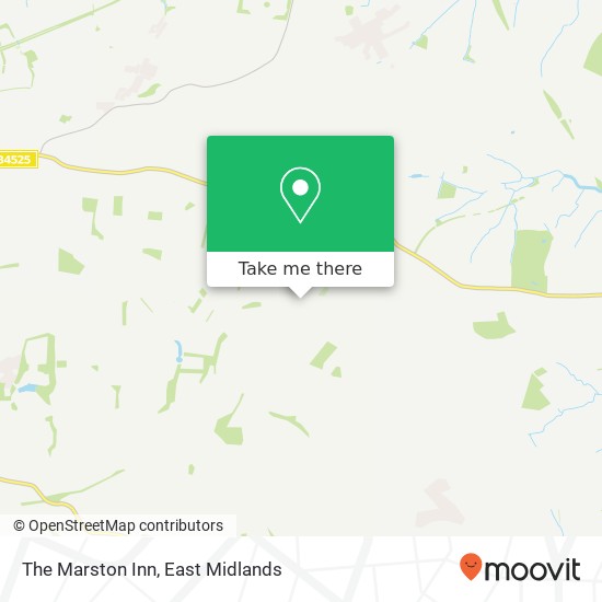 The Marston Inn map