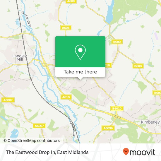 The Eastwood Drop In map