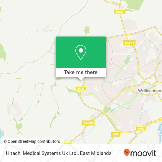 Hitachi Medical Systems Uk Ltd. map