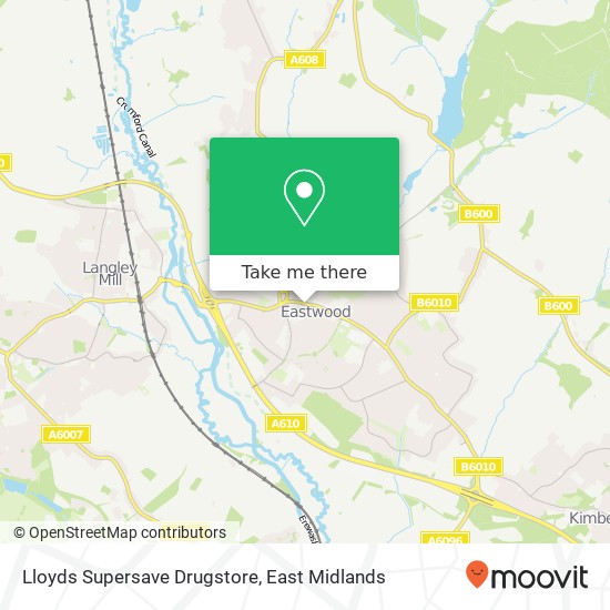 Lloyds Supersave Drugstore map