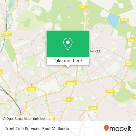 Trent Tree Services map