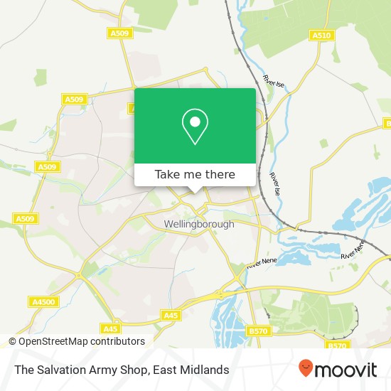 The Salvation Army Shop map
