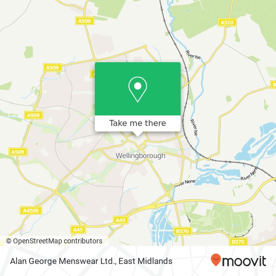 Alan George Menswear Ltd. map