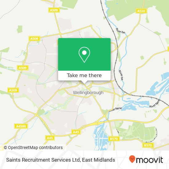 Saints Recruitment Services Ltd map