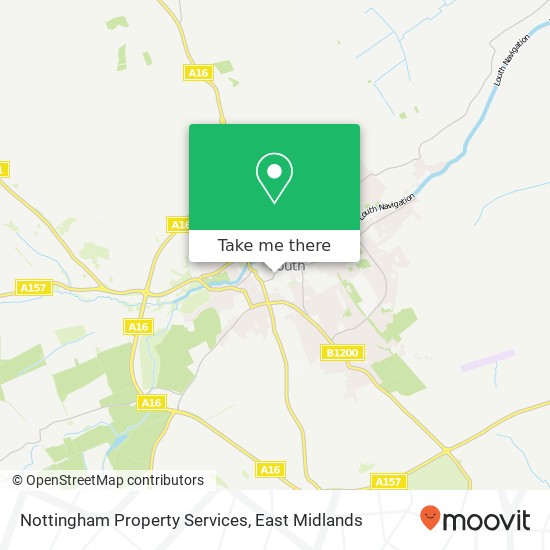 Nottingham Property Services map