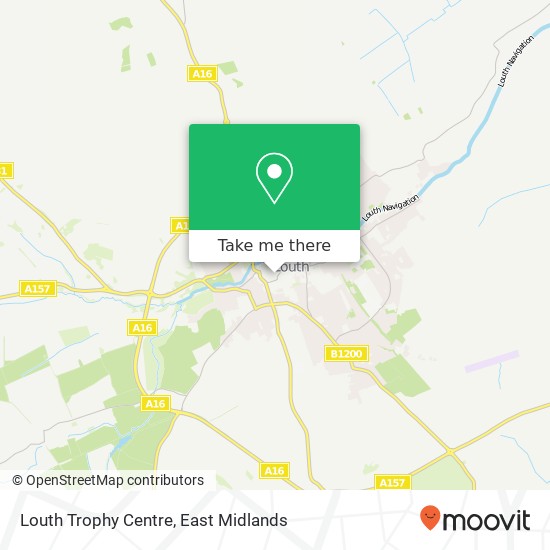 Louth Trophy Centre map