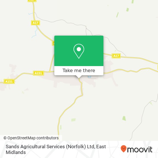 Sands Agricultural Services (Norfolk) Ltd map