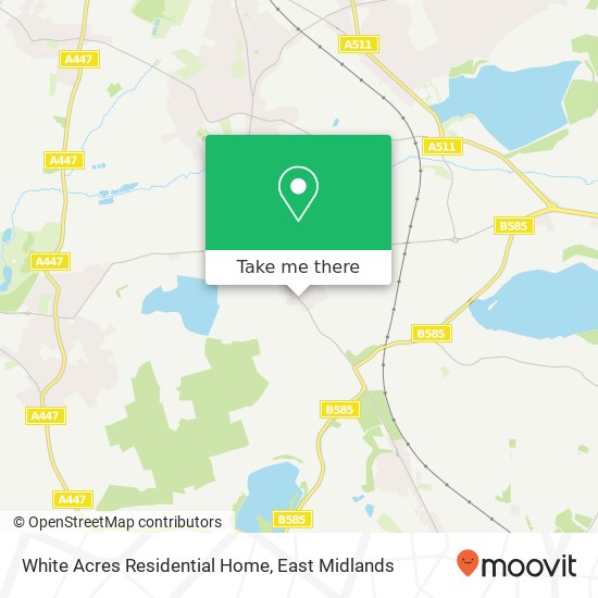 White Acres Residential Home map