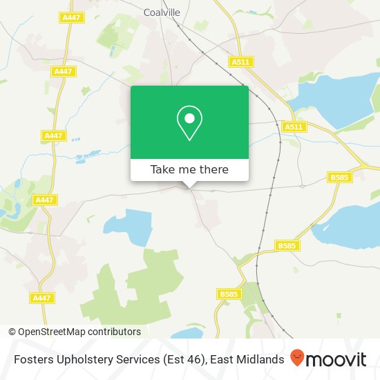 Fosters Upholstery Services (Est 46) map