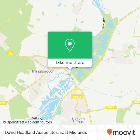 David Headland Associates map