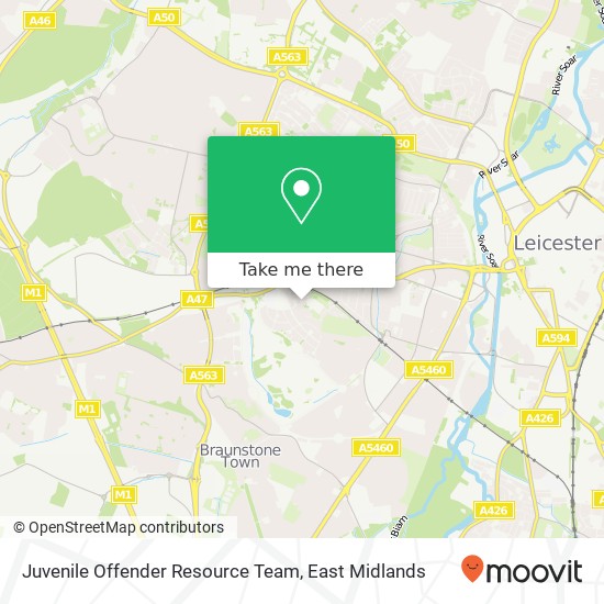 Juvenile Offender Resource Team map