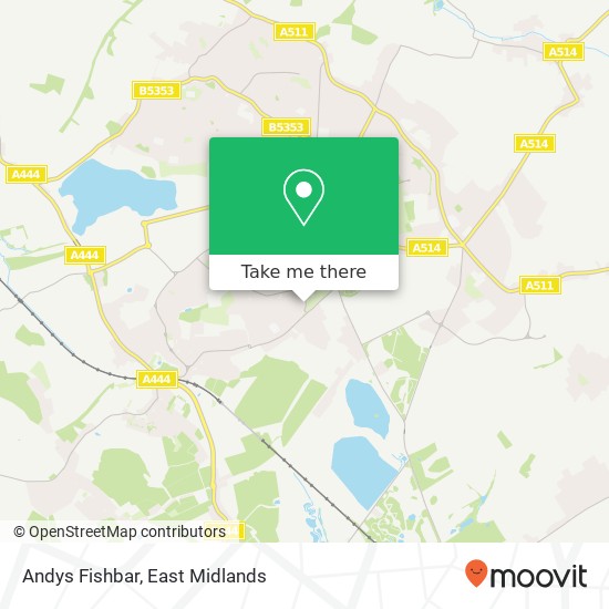 Andys Fishbar map