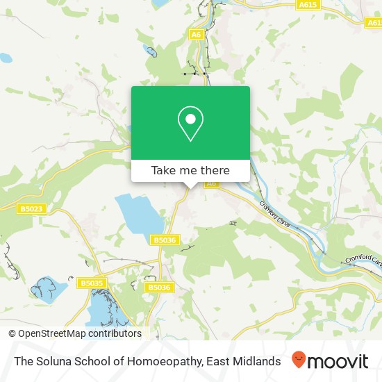 The Soluna School of Homoeopathy map