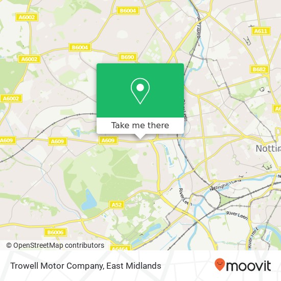 Trowell Motor Company map