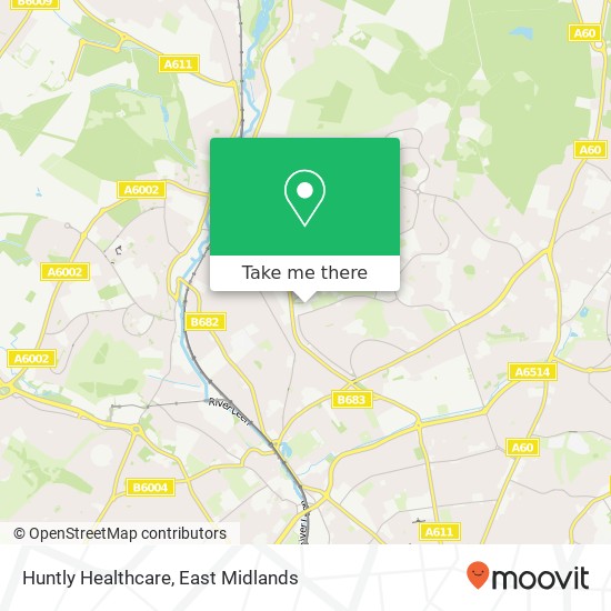 Huntly Healthcare map