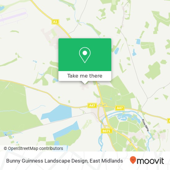 Bunny Guinness Landscape Design map