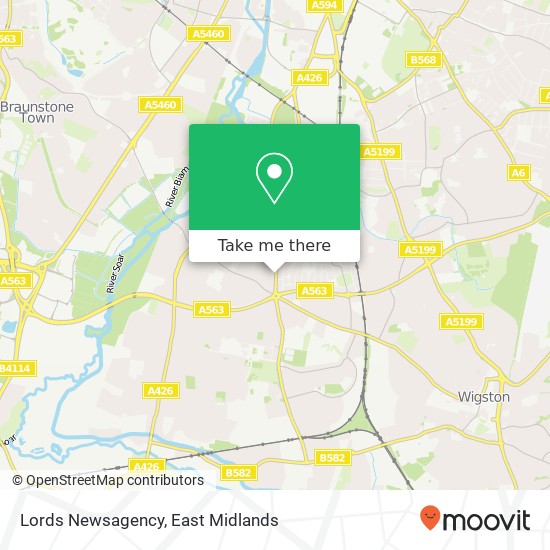 Lords Newsagency map