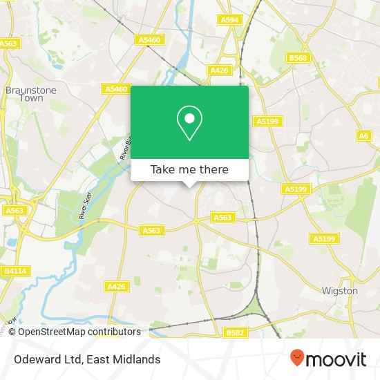 Odeward Ltd map