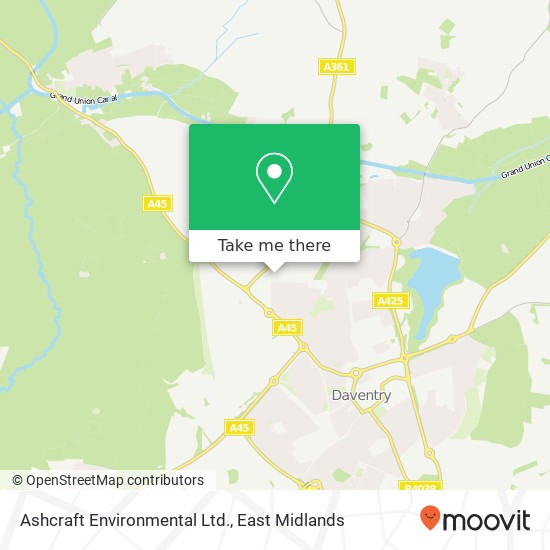 Ashcraft Environmental Ltd. map