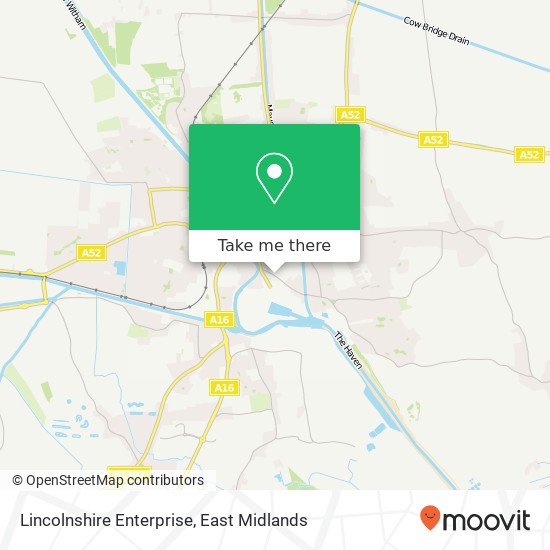 Lincolnshire Enterprise map