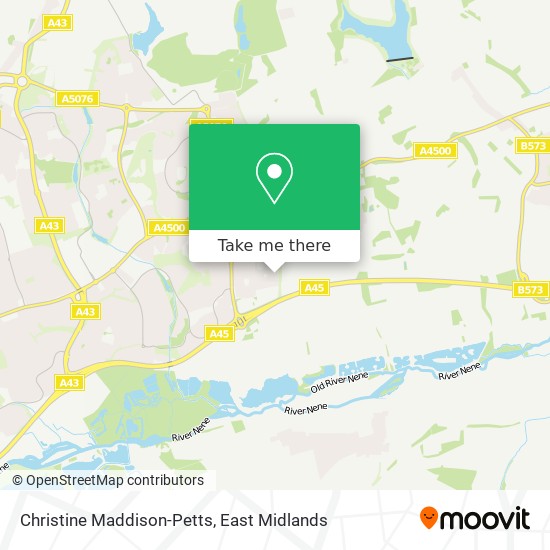 Christine Maddison-Petts map