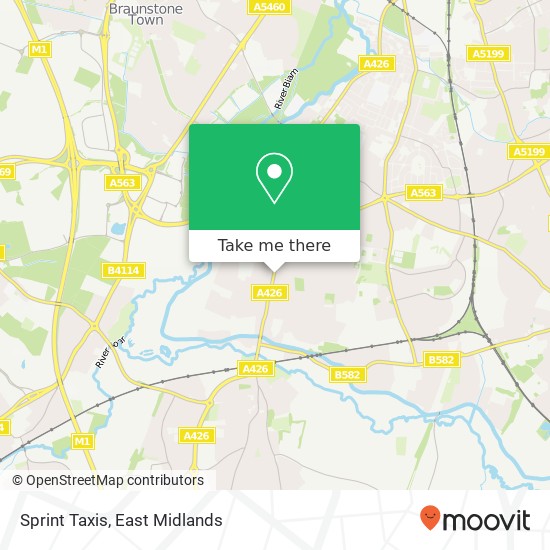 Sprint Taxis map