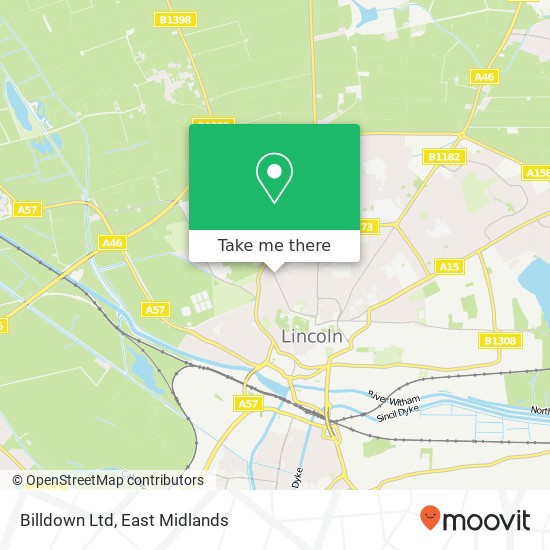 Billdown Ltd map