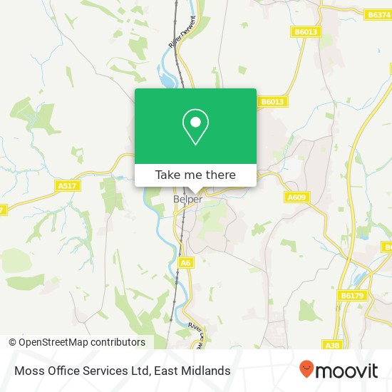 Moss Office Services Ltd map