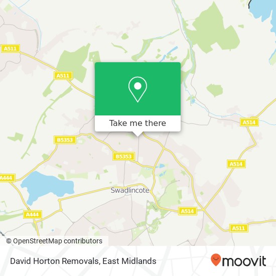 David Horton Removals map