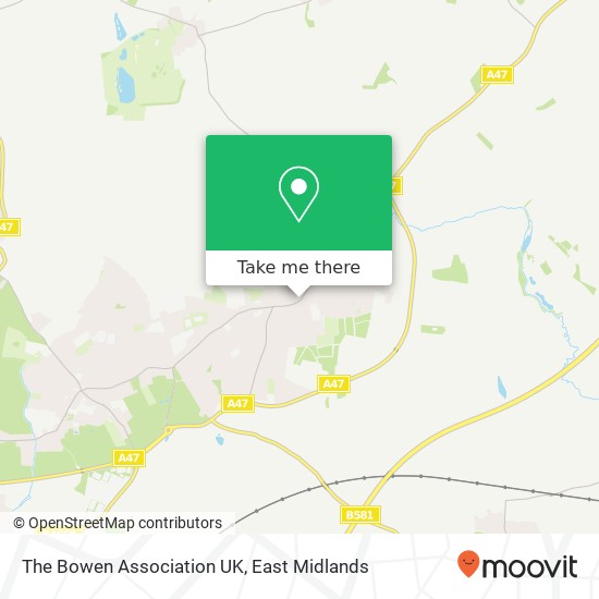 The Bowen Association UK map