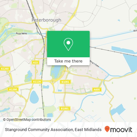 Stanground Community Association map