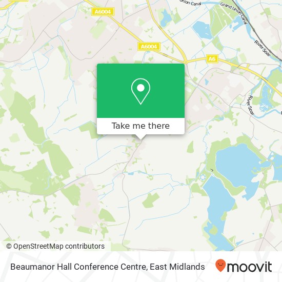 Beaumanor Hall Conference Centre map