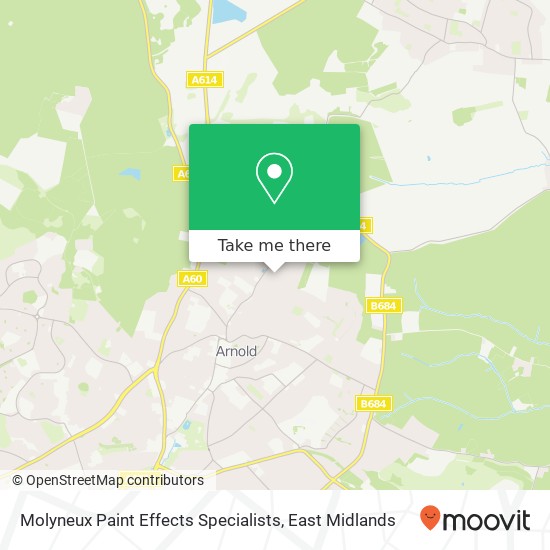 Molyneux Paint Effects Specialists map