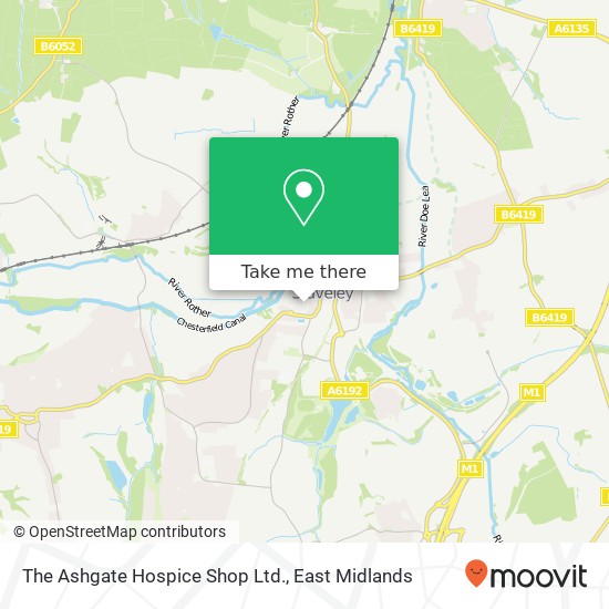 The Ashgate Hospice Shop Ltd. map