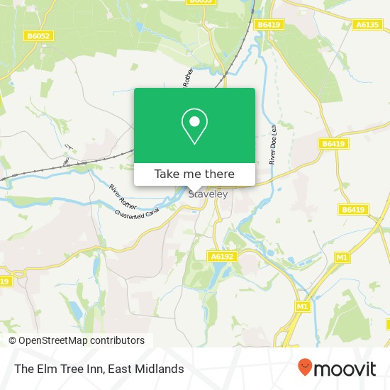 The Elm Tree Inn map
