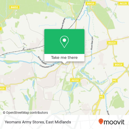 Yeomans Army Stores map