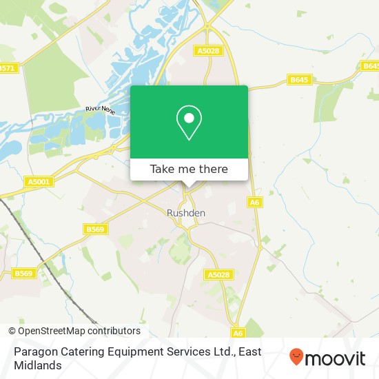 Paragon Catering Equipment Services Ltd. map
